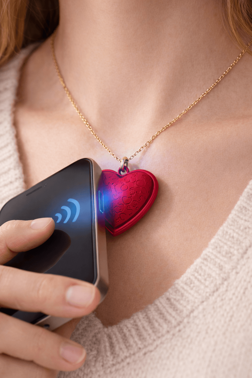 Lumi necklace gift box and chain